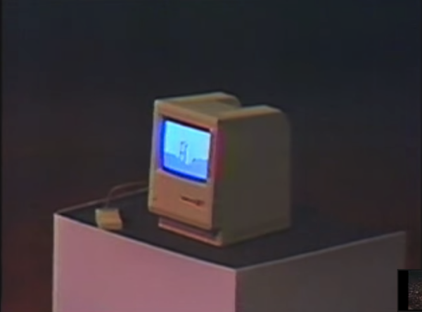 Steve Jobs presenting the first Mac in 1984 YouTube
